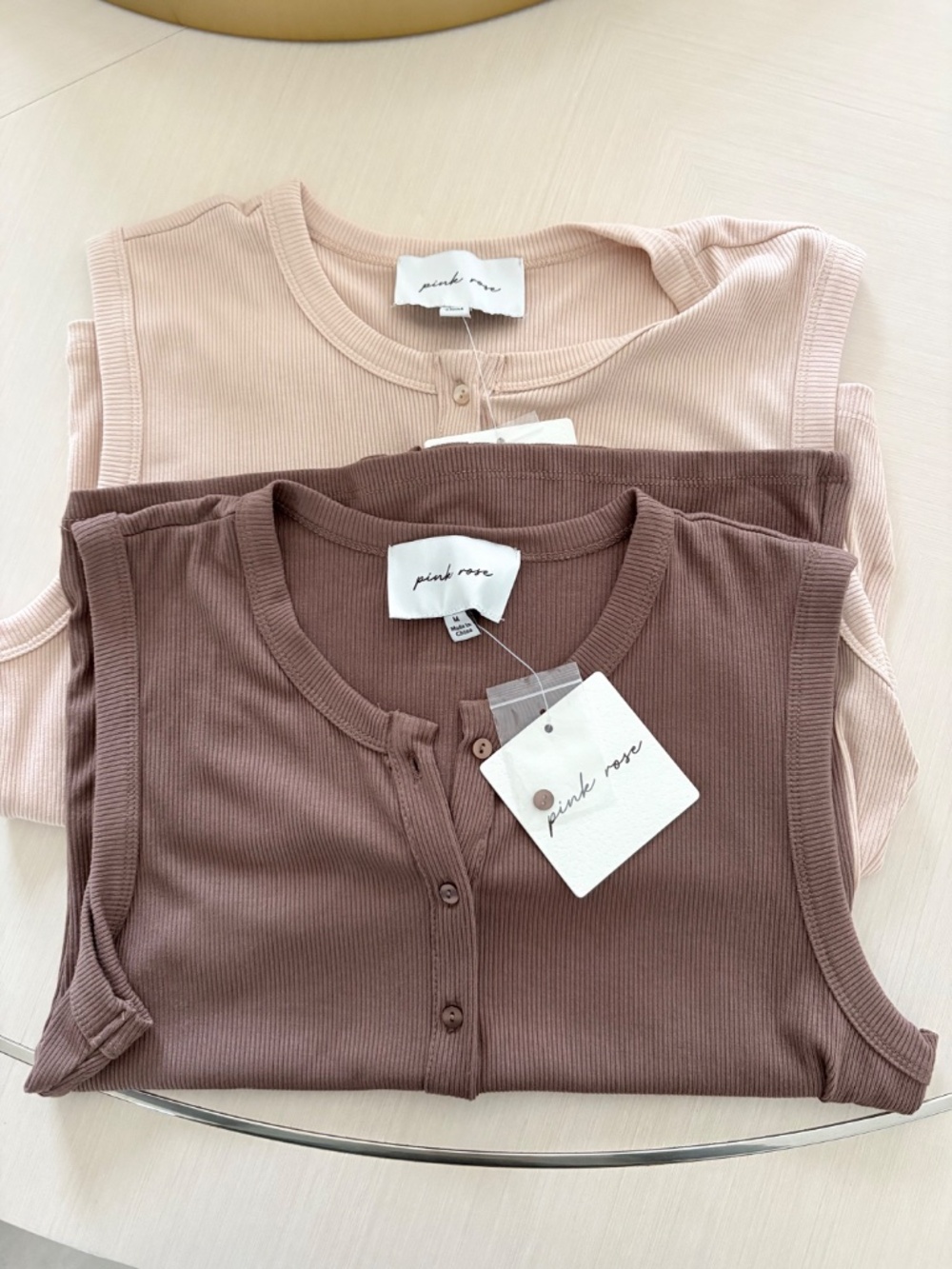 NWT Pink Rose - Lot of 2 Sleeveless Tops